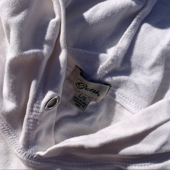 Guess white Hooded Sweatshirt - Picture 3 of 5